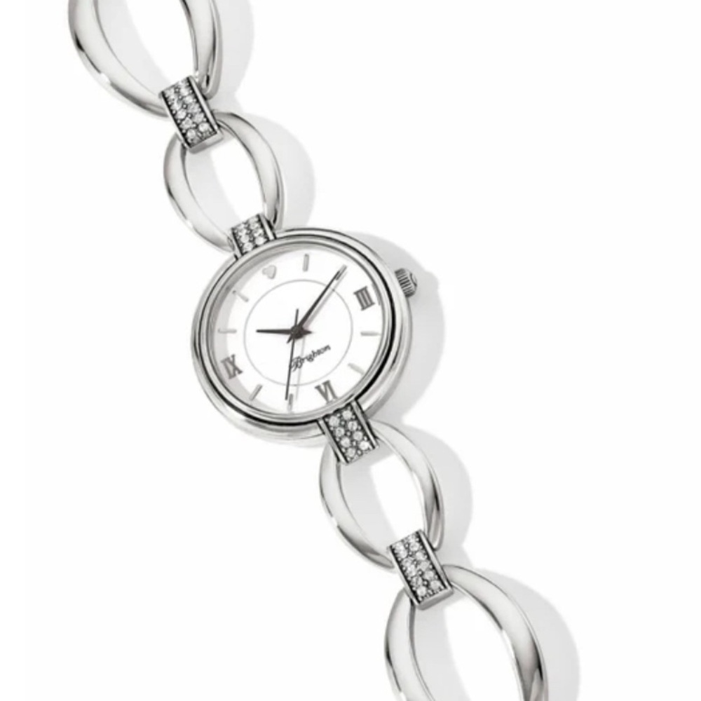 New without tags- Brighton Meridian swing watch silver plated and includes tin.